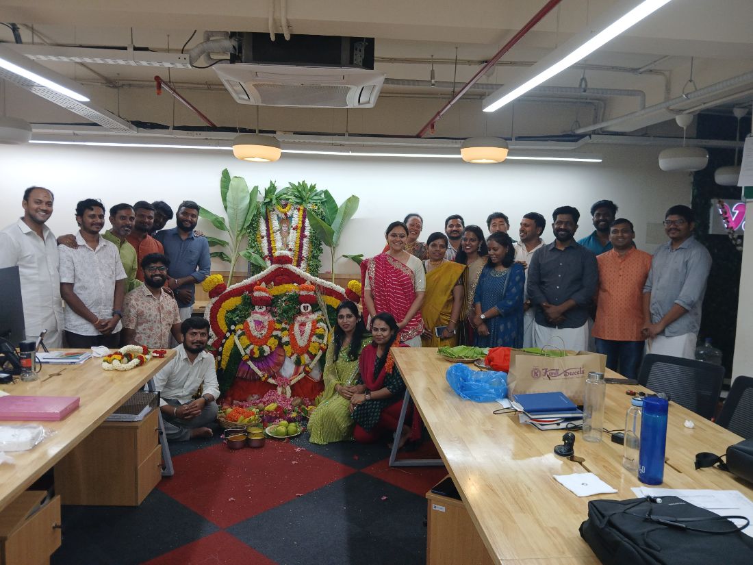 Satyanarayana Pooja at the office