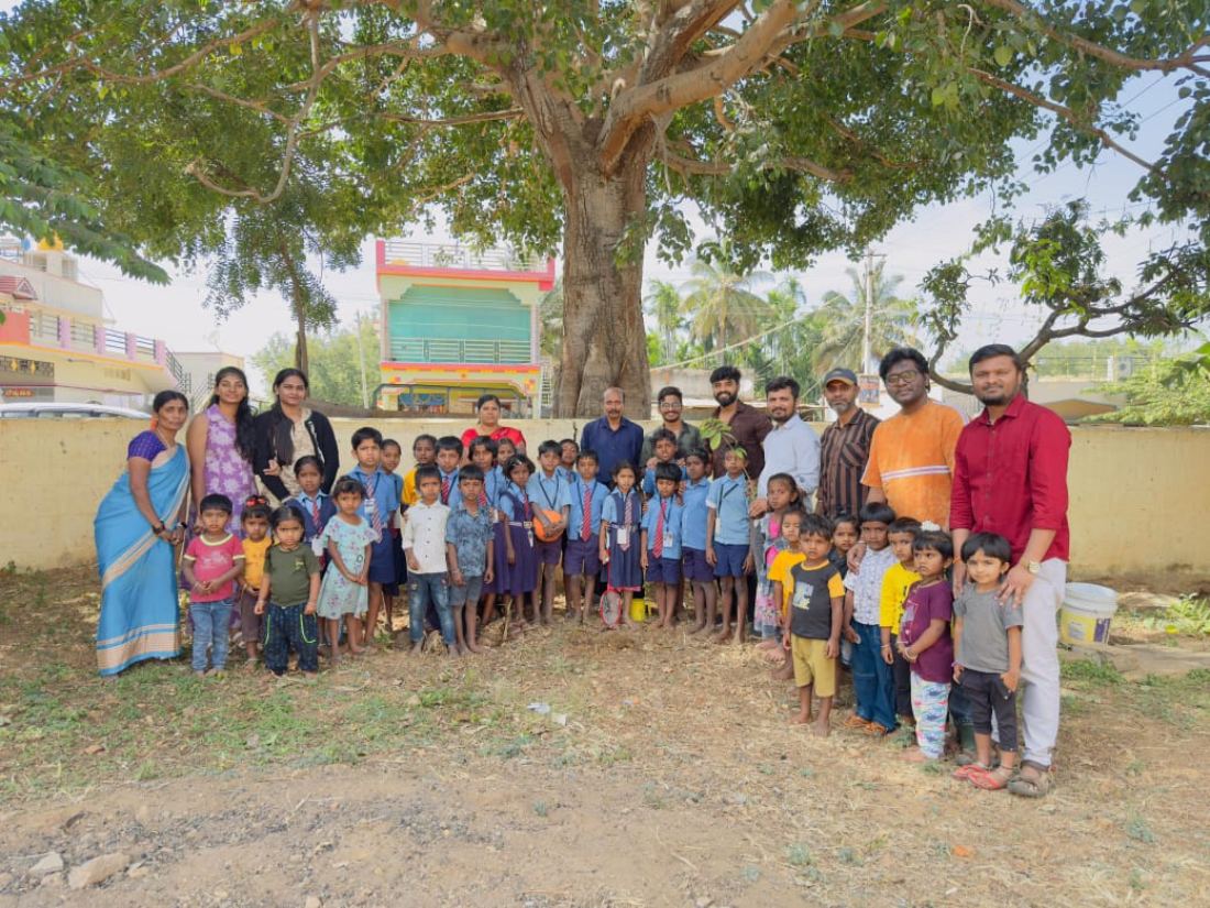 Valuecart team on a community school visit
